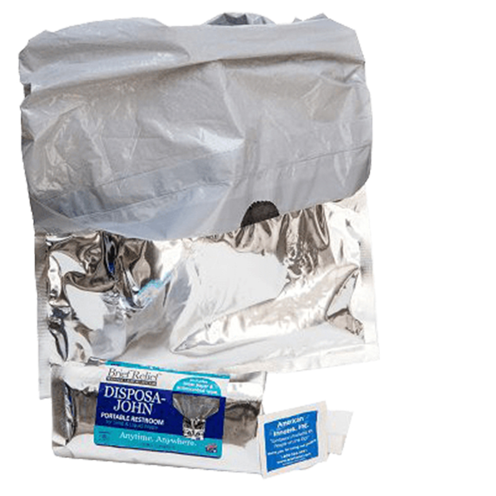 Brief Relief Disposa-John Portable Restroom-50 Per Case from Columbia Safety